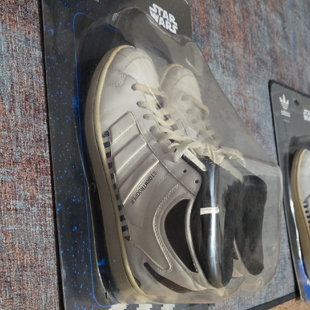 Adidas Star Wars White and Black Sneakers